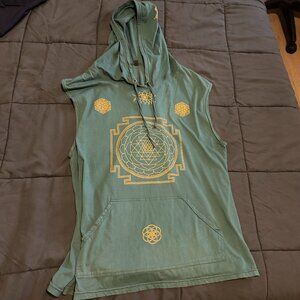 Mens Futuristic Playa Sleveless T shirt Size M